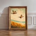 Pheasants in Flight