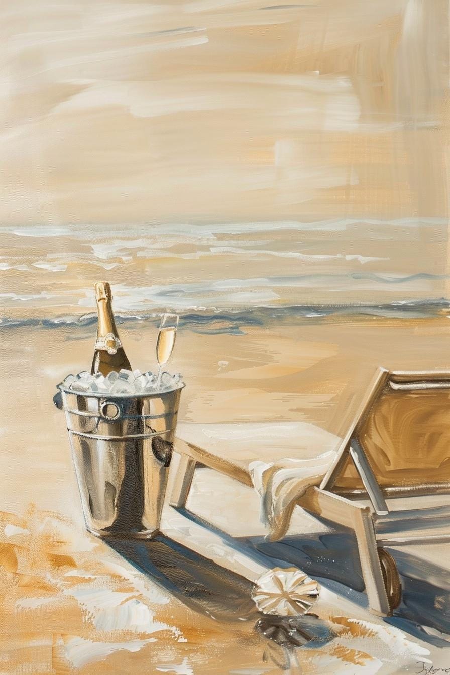 Champagne by the Sea