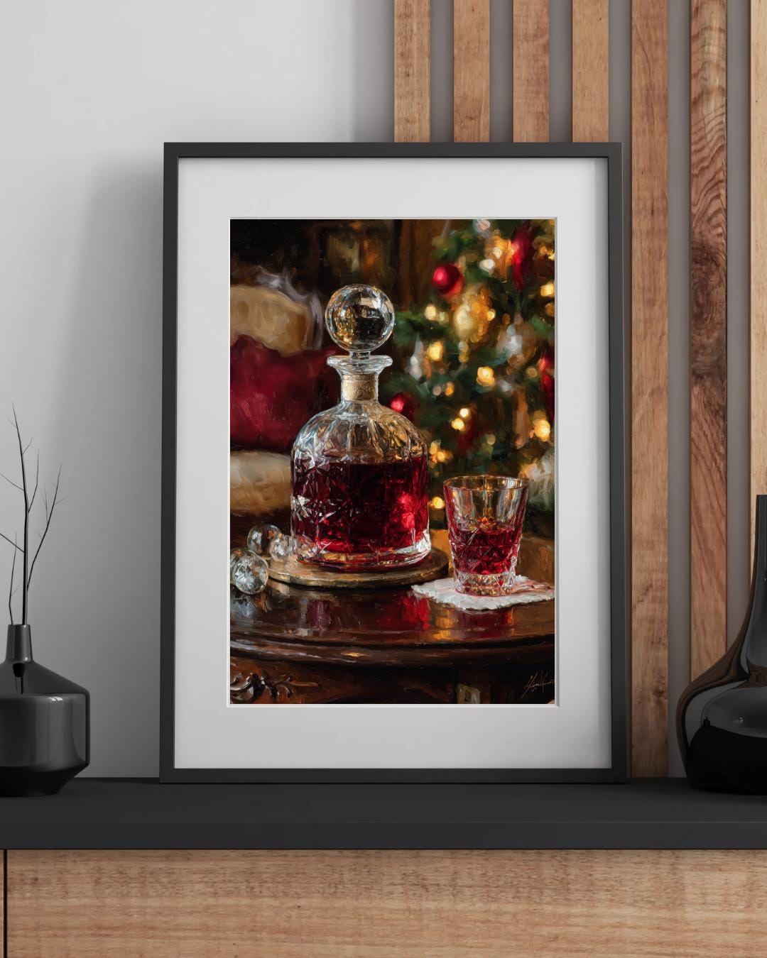 Christmas Decanter