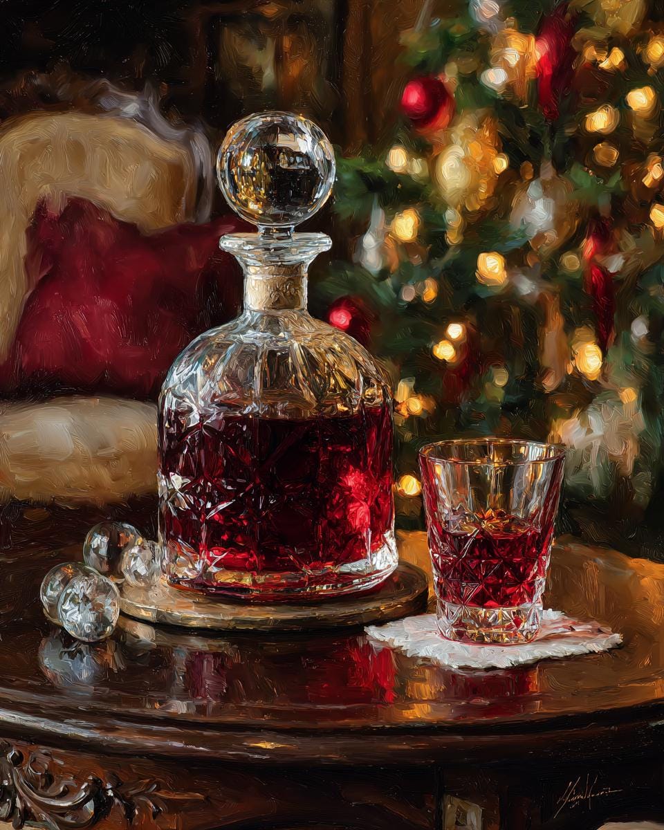 Christmas Decanter