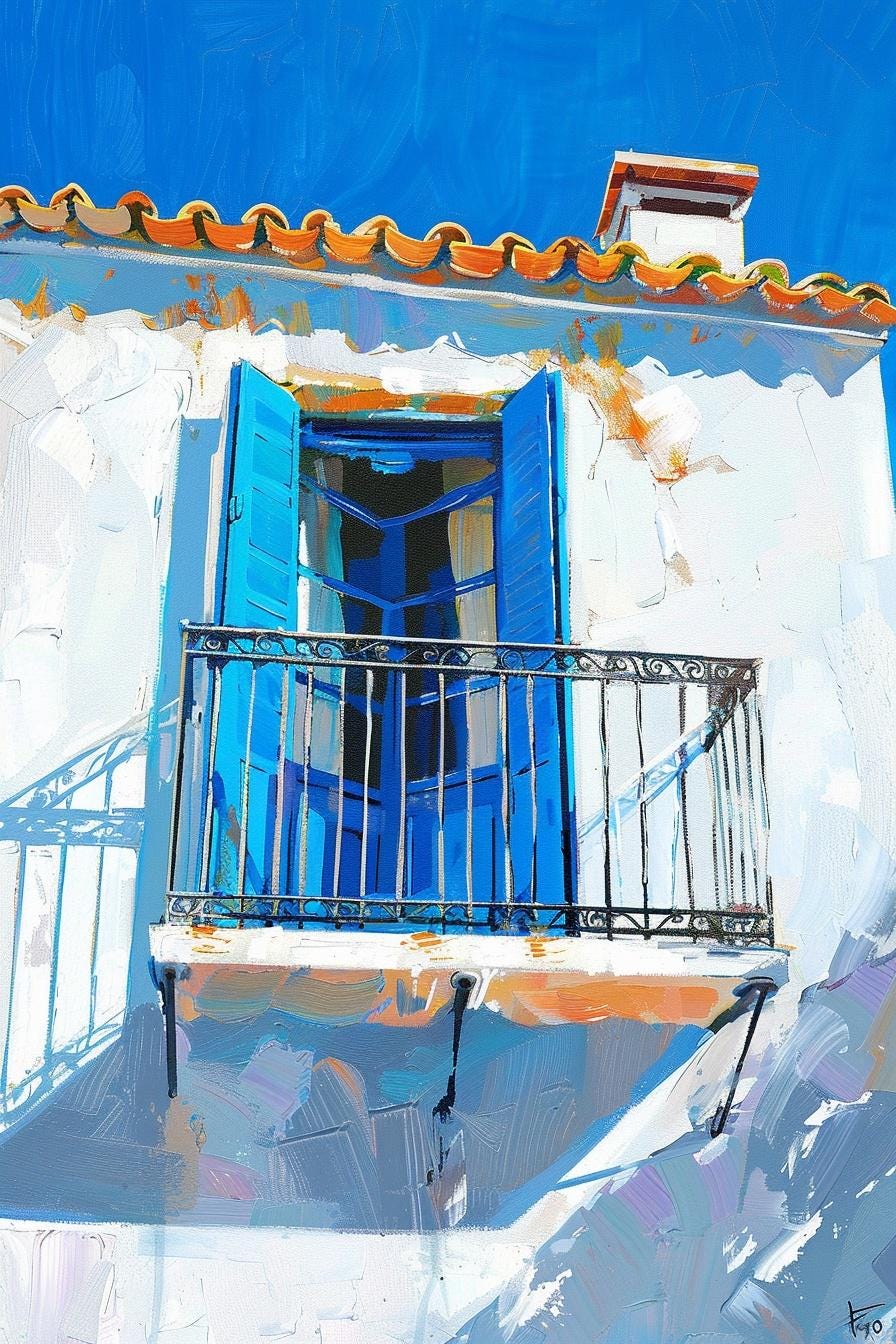 The Blue Shutters